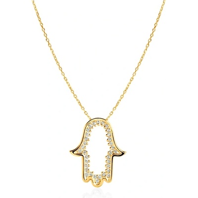 SAVICKI Колие с ръката на Фатима Savicki: злато, диаманти