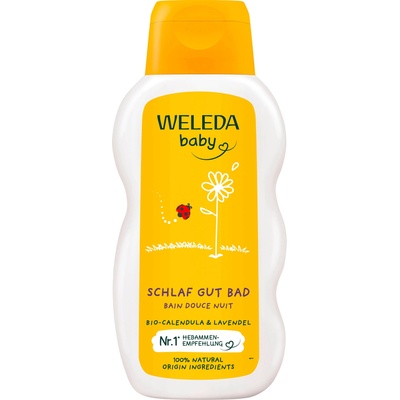 Weleda Baby Мляко за вана, за спокоен сън, 200 ml