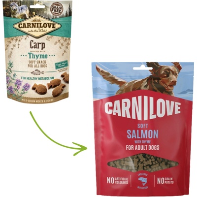 Carnilove Dog Soft Snack Salmon with Thyme 200 g
