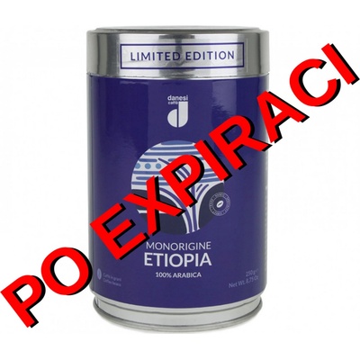 Danesi caffe Etiopia Monorigine 100% Arabica dóza 250 g