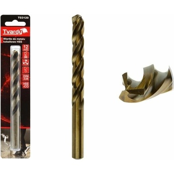 Kobaltový vrták HSS M35 12mm - Tvardy T03120