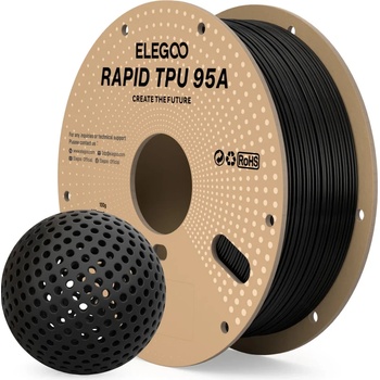 Elegoo Rapid TPU 95A Black - 1, 75 mm / 1000 g (50.203.0631)