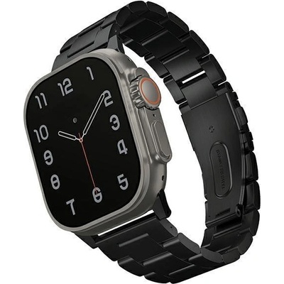 LAUT remienok Safari pre Apple Watch 42/44/45mm - Onyx LAUT-AWL-SA-BK