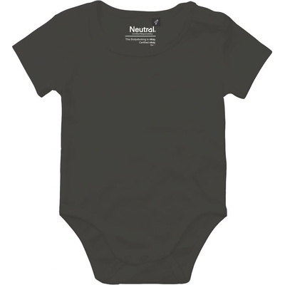 Neutral Dětské body s krátkým rukávem Uhlová