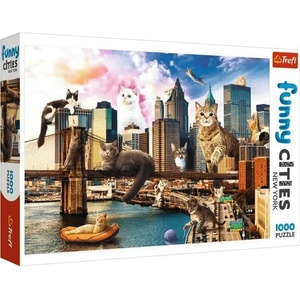 Trefl Пъзел Trefl от 1000 части - Котки в Ню Йорк (10595)