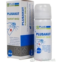 PLUS LEKÁREŇ PLUSAKUT Plastický obväz tekutá ochranná náplasť v spreji 1x50 ml
