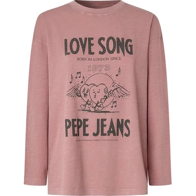 Тениска Pepe jeans Bee long sleeve T-shirt - Pink (Slate Rose Pink)