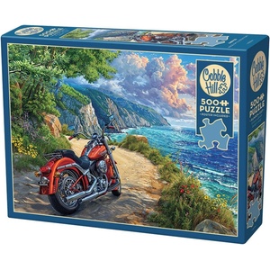 Cobble Hill Пъзел Cobble Hill от 500 части - Прохлада край морския път (45094)