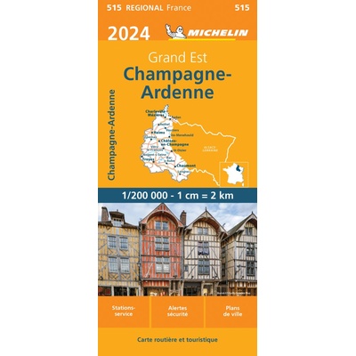 mapa Champagne-Ardenne 1:200 t.