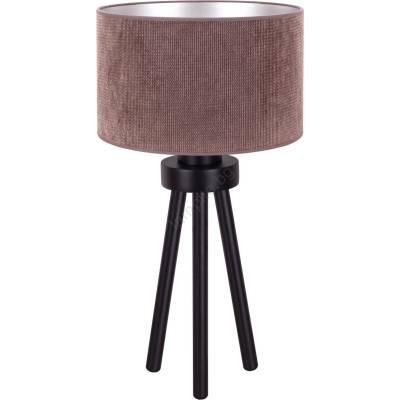 Duolla - Настолна лампа LYON 1xE27/15W/230V Ø 30 см кафяв (DU602310)