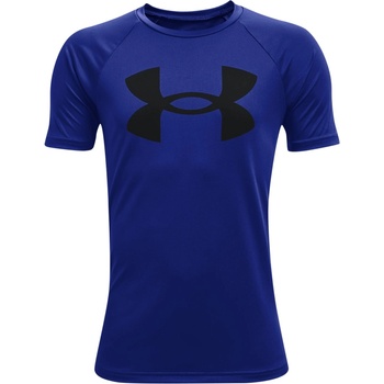 Under Armour UA Tech Big Logo Short Sleeve Boys - Royal/Black