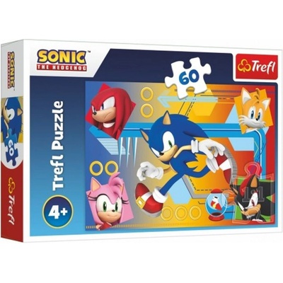 Trefl Sonic v akci/Sonic The Hedgehog 60 dílků