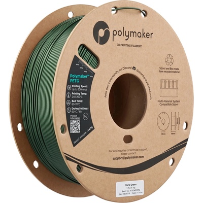Polymaker PolyLite PETG 1 kg Green, 1,75 mm