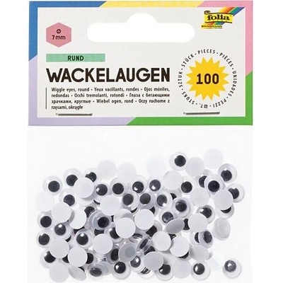 Folia Bringmann Oči s pohyblivou panenkou 7 mm 100 ks – Hledejceny.cz