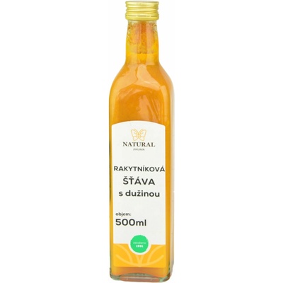 Natural Jihlava 90% rakytníková šťava s dužinou 0,5 l