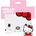Cerda Хавлиена кърпа Cerdá Hello Kitty towel - White (Pink)