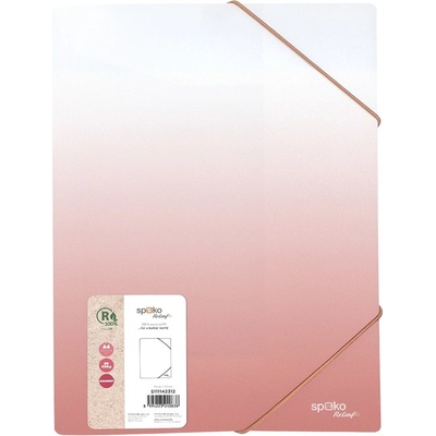Spoko Папка SPOKO ReLeaf Gradient PP A/4 розова S111142312 (S111142312)