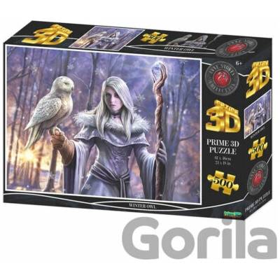 Prime 3D Puzzle Zimní sova 500 ks