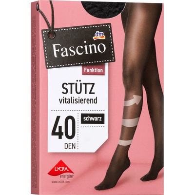 Fascino podpůrné punčochové kalhoty 40 DEN černé