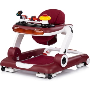 Chipolino Детска проходилка 4 в 1 Chipolino - Little Explorer, червена (PRLE02504RE) - ozone Проходилка
