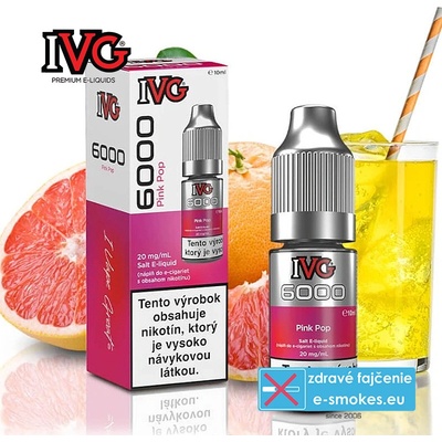 IVG 6000 Salt Pink Pop 10 ml 20 mg