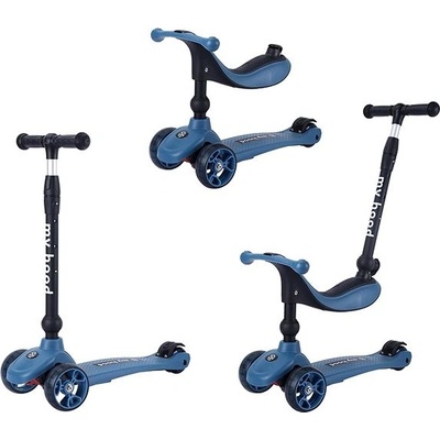 My hood Kick'n'Ride modré