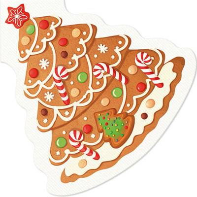 PAW Obrúsky Airlaid Shape Sweet Tree 32x32cm