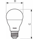 Žárovky Philips LED žárovka E27 8W 2700K 230V A60 SET3ks P775490