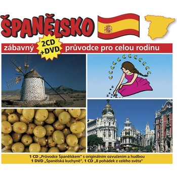 Španělsko - Zábavný průvodce pro celou rodinu - 2+DVD - kolektiv CD