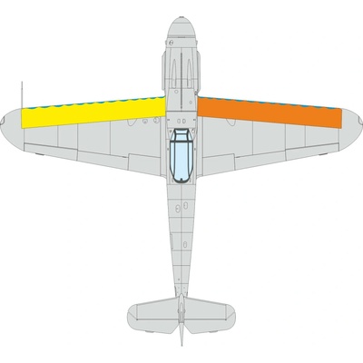Eduard Bf 109G wings leading edge wavy lines recommended for 1:72