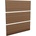 Plotový panel KETER FENCE KIT hnědý (3x panel)