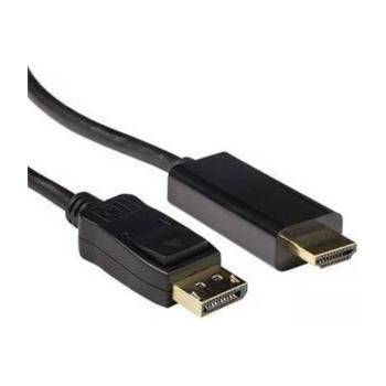 ActiveJet Кабел ACT AK3991 DisplayPort мъжко HDMIA мъжко 3м Черен, EWENT-ACT-CAB-AK3991
