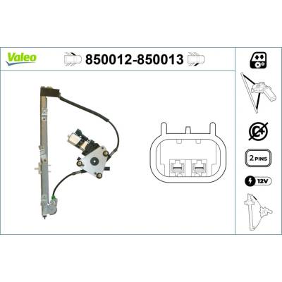 Mechanizmus zdvíhania okna VALEO 850013