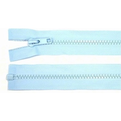 Zdrhovadlo zip kostěný 95 cm dělitelný nebeská modř
