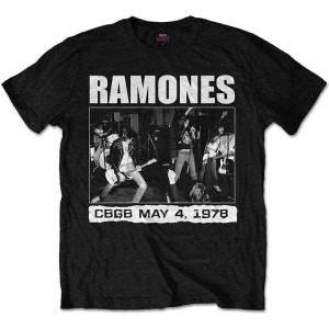 Ramones CBGB 1978 Black M Риза (RATS22MB02)