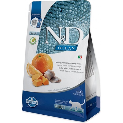 N&D cat OCEAN PUMPKIN adult Herring & Orange 300 g