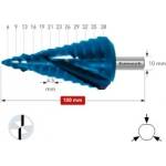 Karnasch Стъпално свредло Ø 6-38 mm (x 4, 5 mm), HSS-XE Blue-Dur, 2x спирален канал (1497)