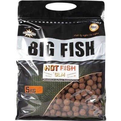 Dynamite Baits boilies Big Fish Hot Fish & GLM 5 kg 20 mm