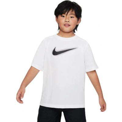 Nike Тениска за момчета Nike Kids Dri-Fit Multi+ Top - white/black