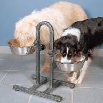 TRIXIE Dog Bar - Комплект две купи с подвижна стойка 2 х 2.8 л 43 см