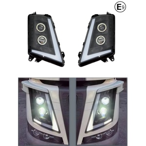  Комплект led Фарове с къси, дълги и дневни drl светлини за volvo fh4 / fm4 2012+
