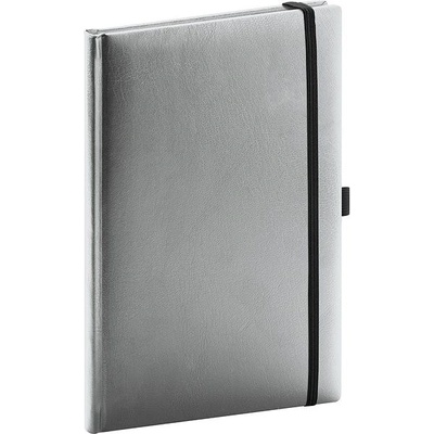 Notique Notes Balacron, stříbrný, linkovaný, 15 × 21 cm – Zbozi.Blesk.cz