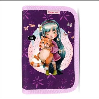 Belmil Ученически несесер Black&White Miia Kara&Mell - Belmil