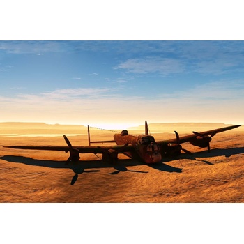 DIMEX ART s. r. o Флизелинов фототапет ръждясал самолет 375 x 250 см