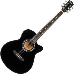 Pasadena PGC-10E Black Електро-акустична китара Джъмбо
