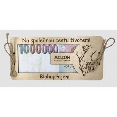 Přání Novomanželům milion korun