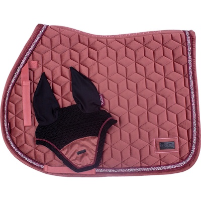 KENTAUR Set podsedlová dečka a čabraka 40597 růžová