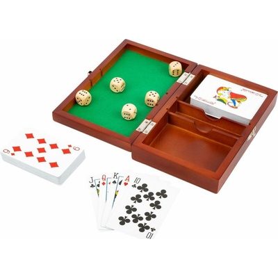 Krabička na karetní a kostkové hry