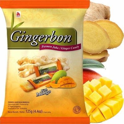 Gingerbon Zázvorové bonbony mángo 125 g