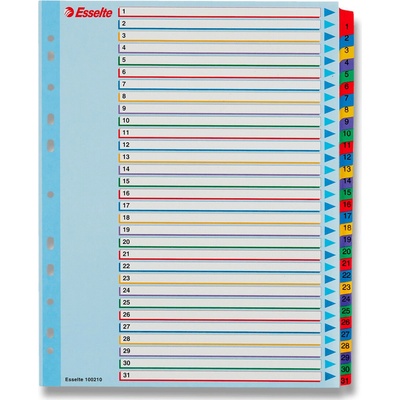 Esselte Mylar Maxi - papírový rozlišovač - 31 listů A4
